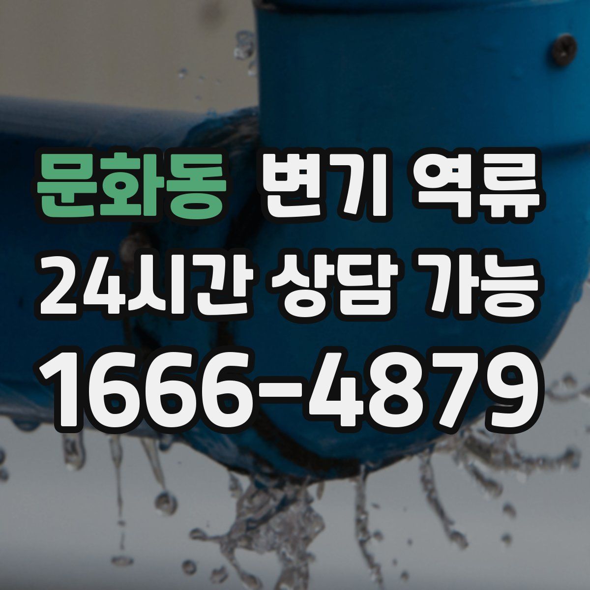 문화동 변기 역류