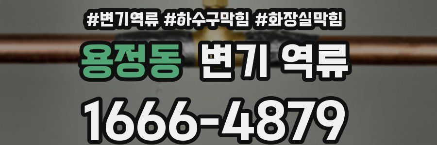 용정동 변기 역류