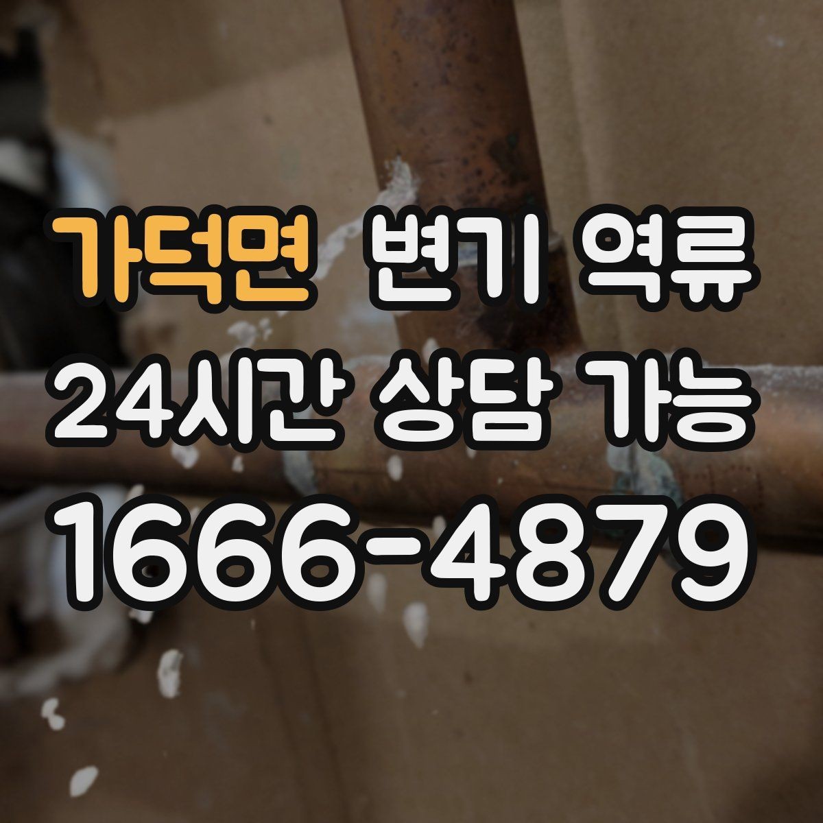 가덕면 변기 역류 한 세대만 발생할 때 점검 순서