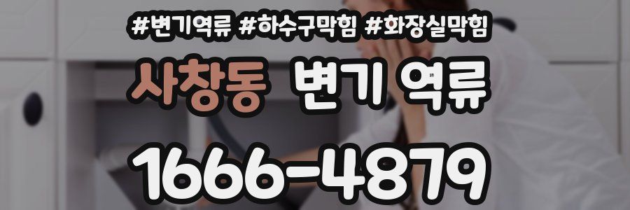 사창동 변기 역류