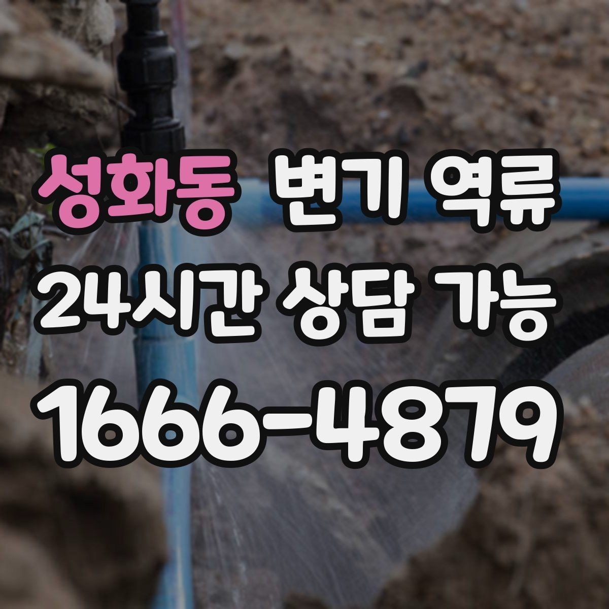 성화동 변기 역류 세대 배관과 공용 배관을 구분하는 기준