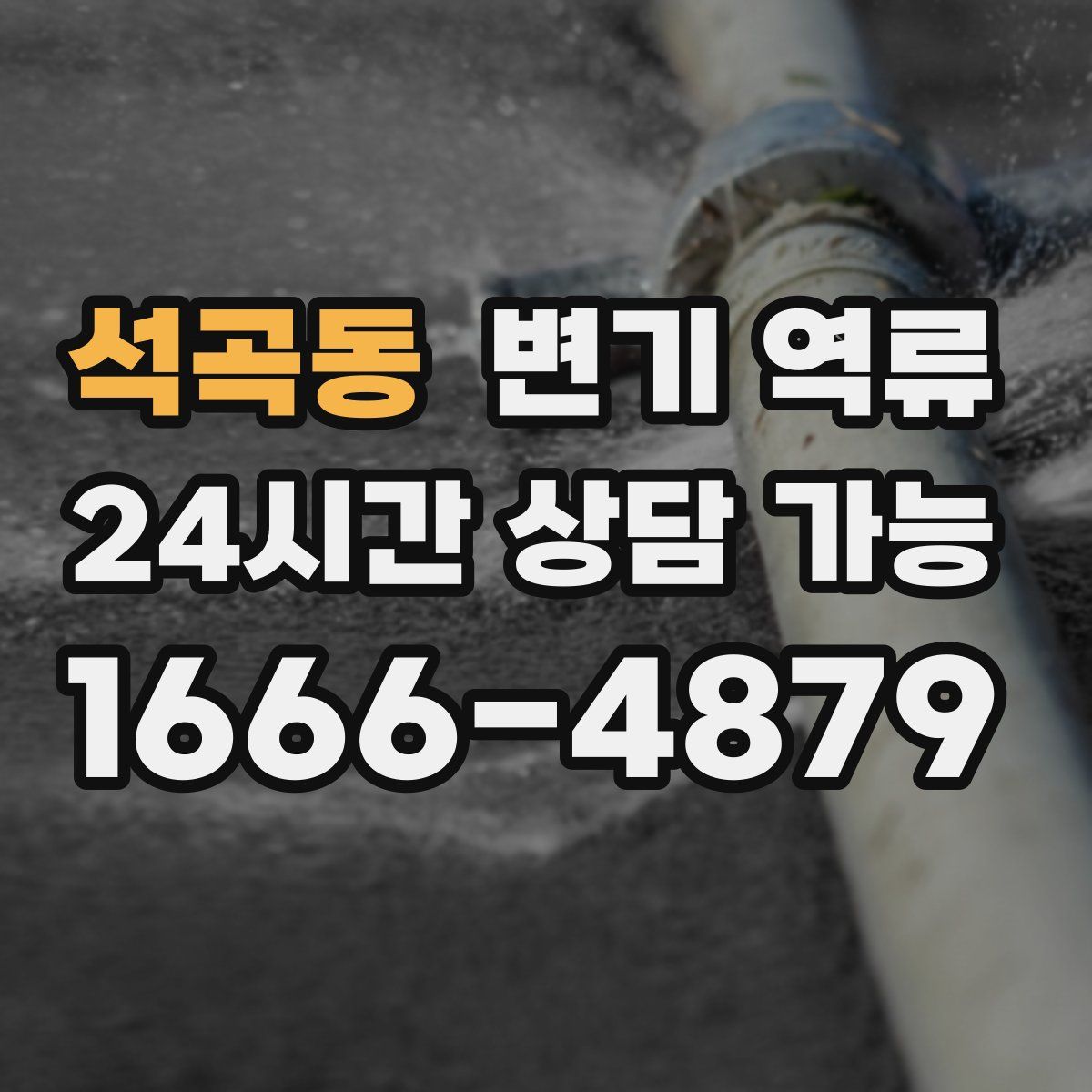 석곡동 변기 역류