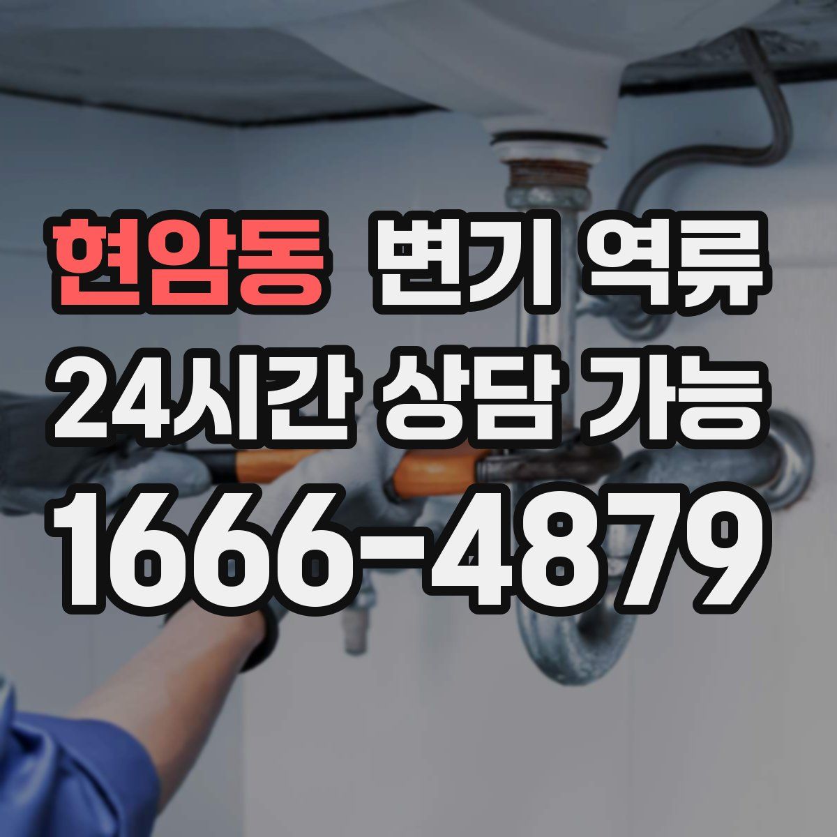 현암동 변기 역류