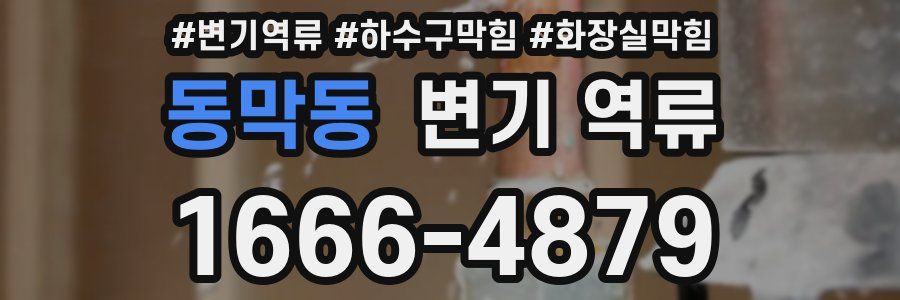 동막동 변기 역류