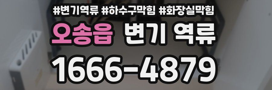 오송읍 변기 역류