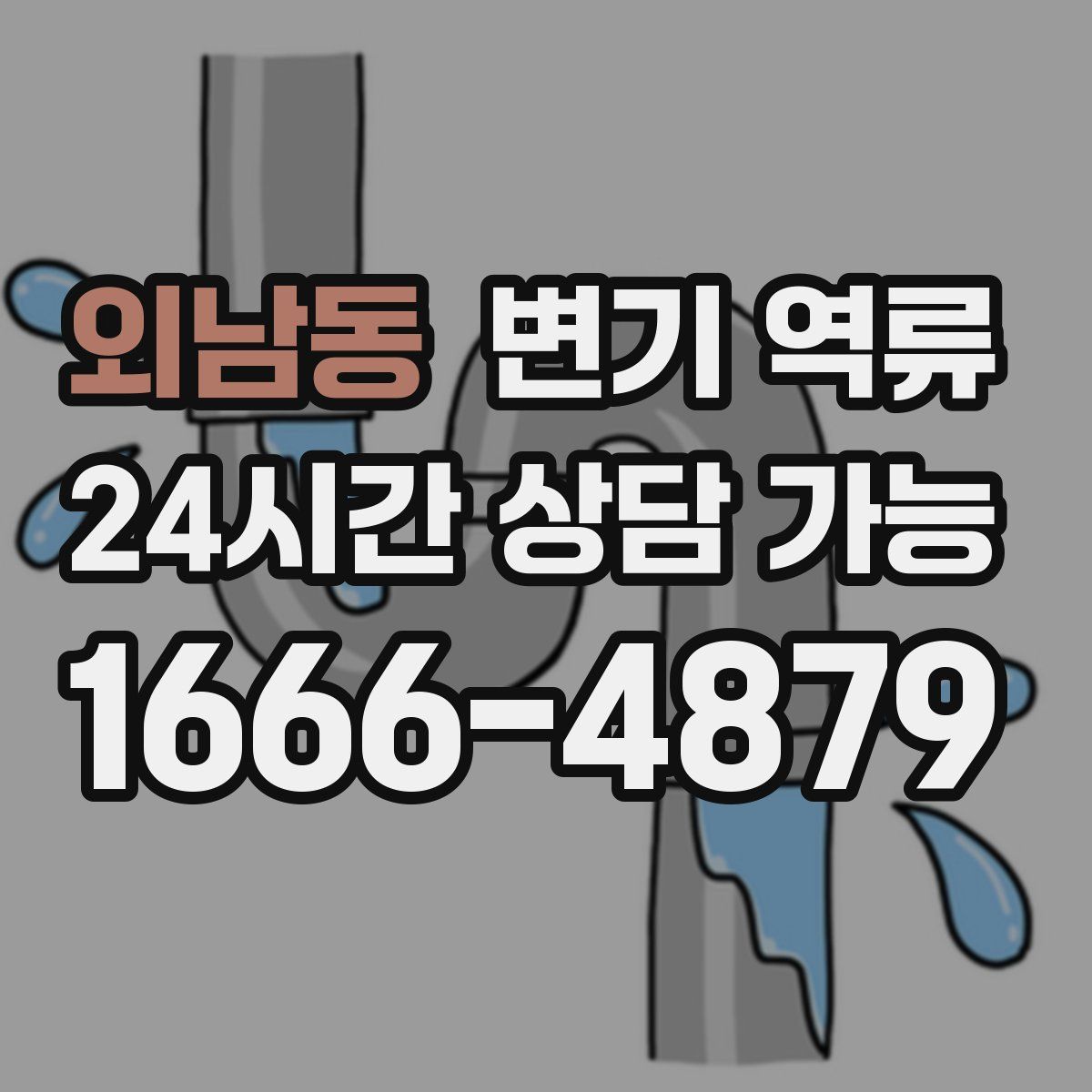 외남동 변기 역류