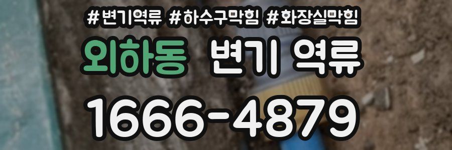 외하동 변기 역류