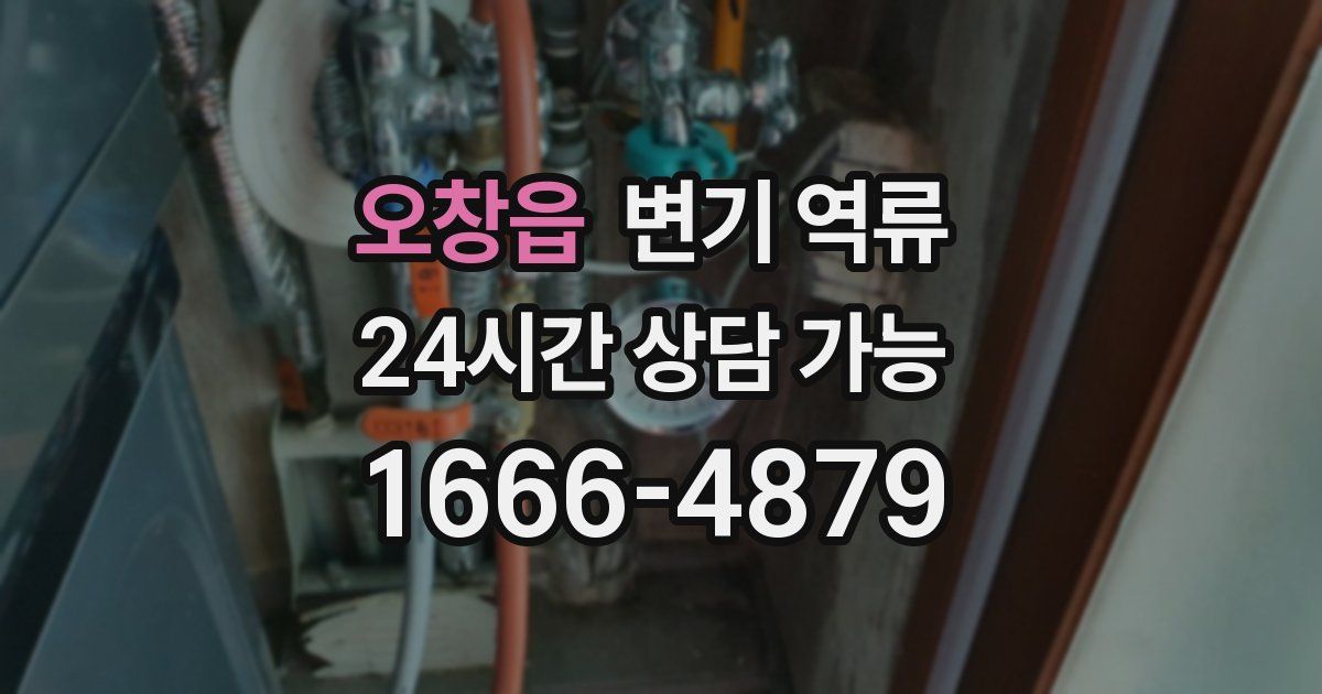 오창읍 변기 역류