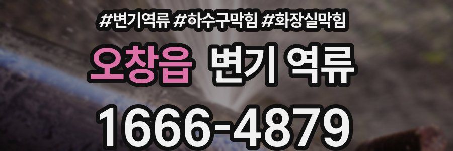 오창읍 변기 역류