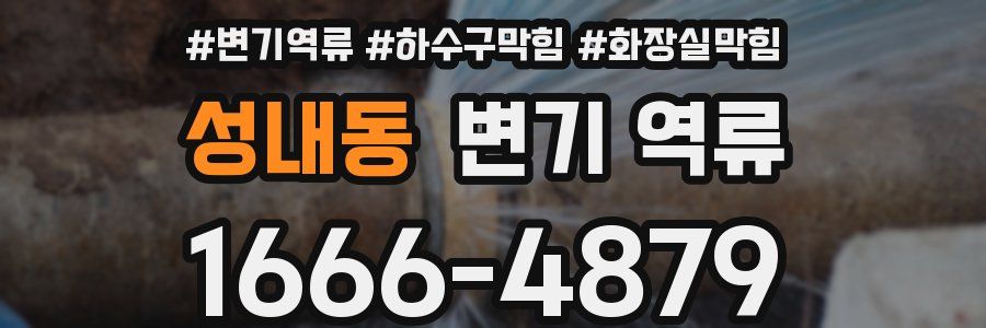 성내동 변기 역류