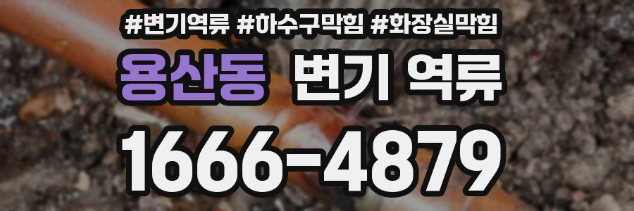 용산동 변기 역류