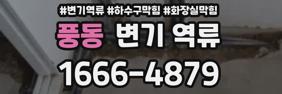 풍동 변기 역류