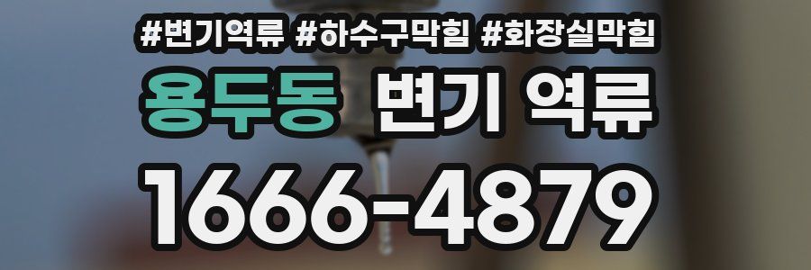 용두동 변기 역류