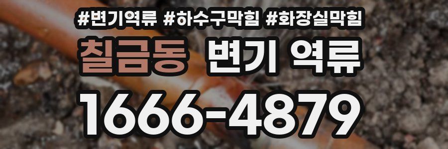 칠금동 변기 역류