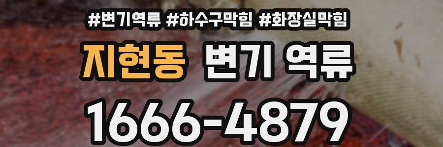 지현동 변기 역류