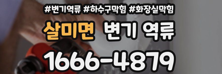 살미면 변기 역류