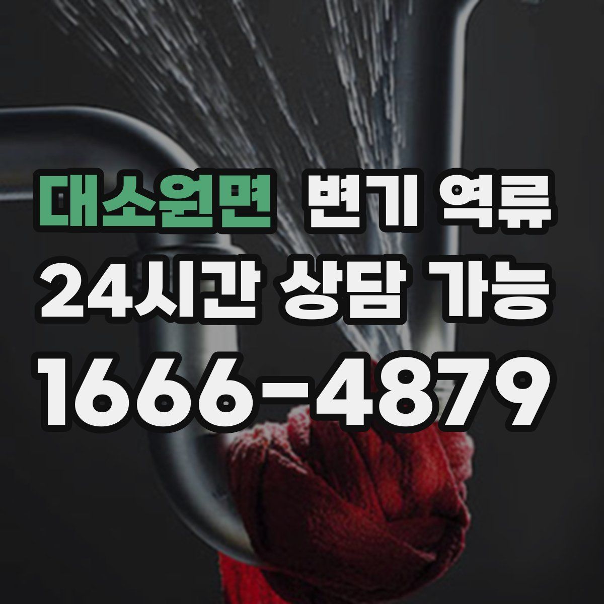 대소원면 변기 역류
