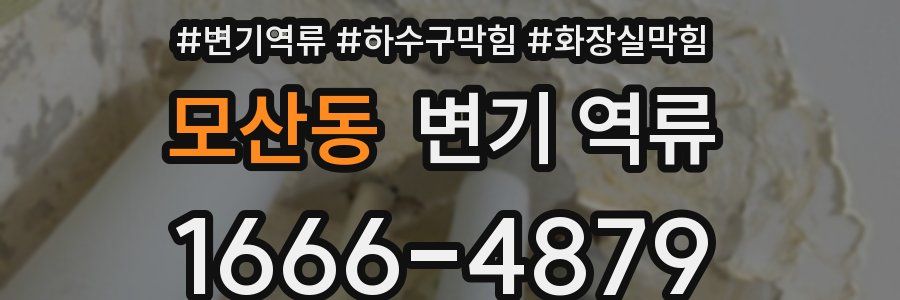 모산동 변기 역류