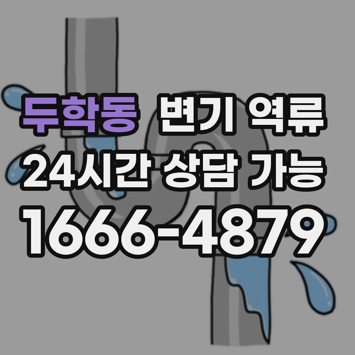 두학동 변기 역류