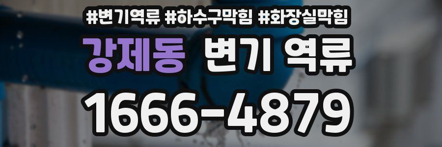 강제동 변기 역류