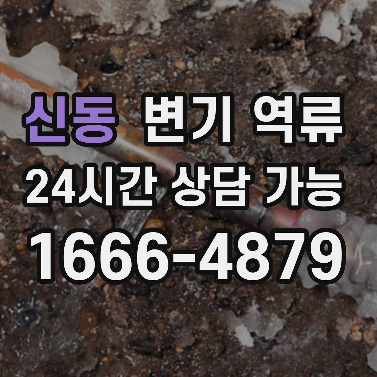 신동 변기 역류