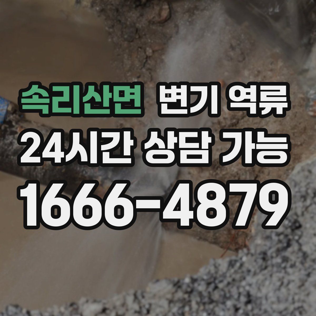 속리산면 변기 역류