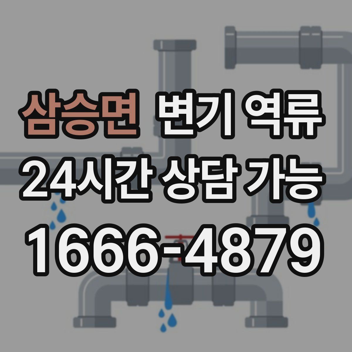 삼승면 변기 역류 압력으로 밀어 넣으면 왜 더 막힐까