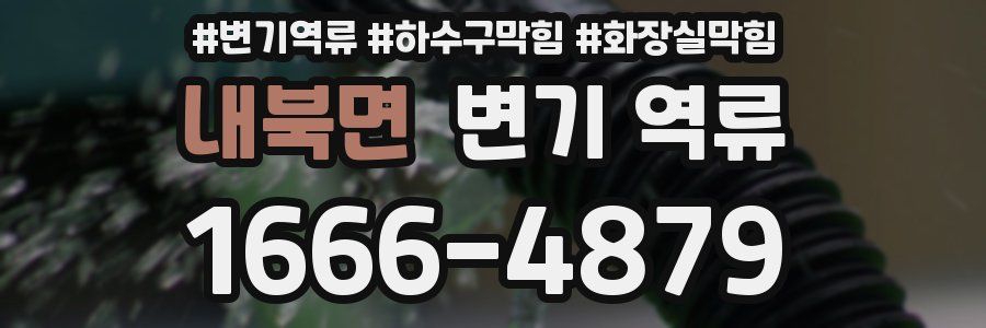 내북면 변기 역류