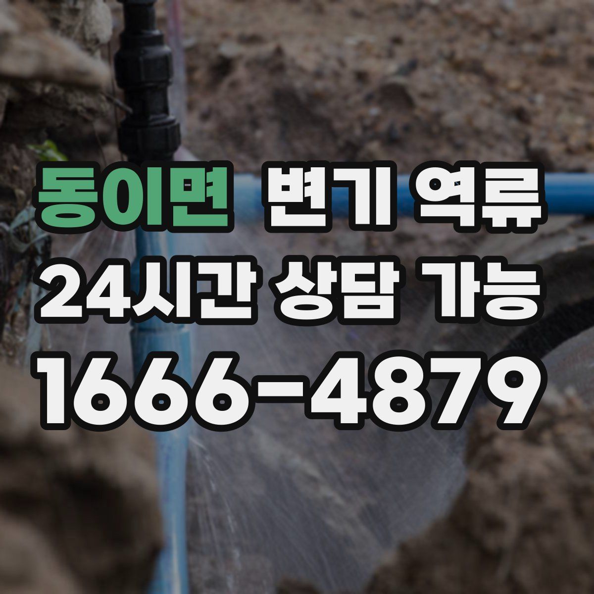 동이면 변기 역류