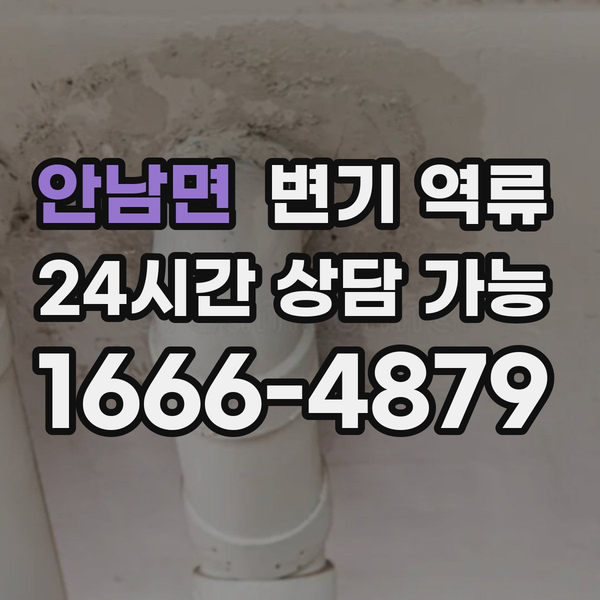 안남면 변기 역류