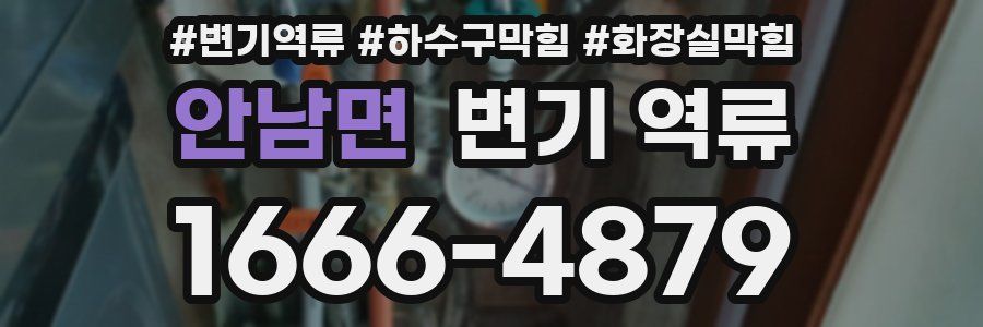 안남면 변기 역류