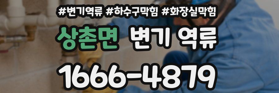 상촌면 변기 역류