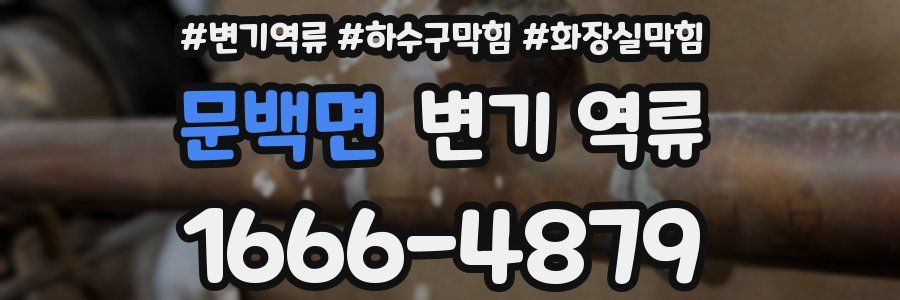 문백면 변기 역류