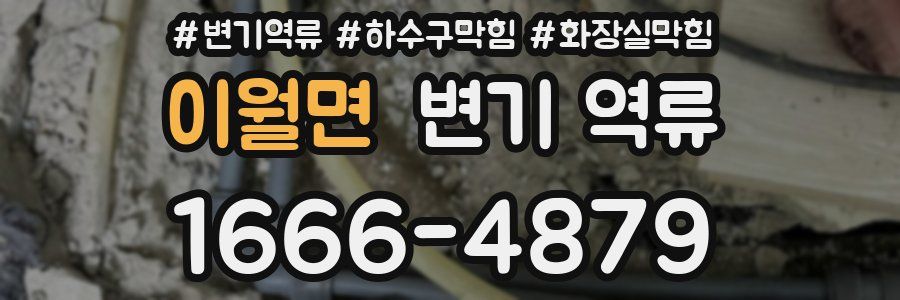 이월면 변기 역류