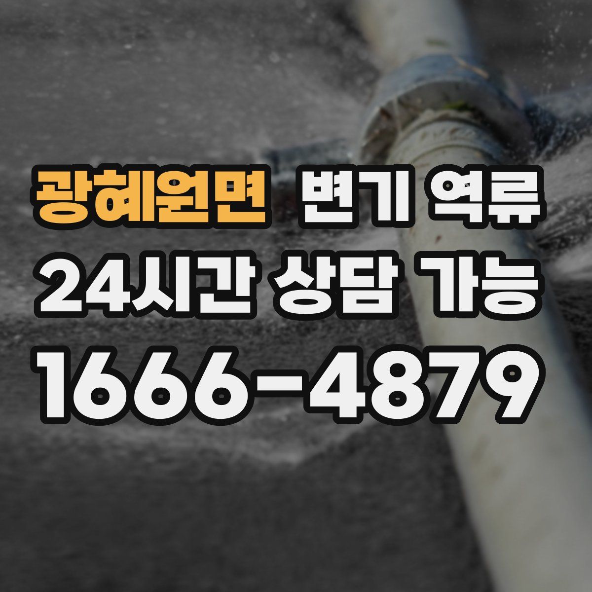 광혜원면 변기 역류