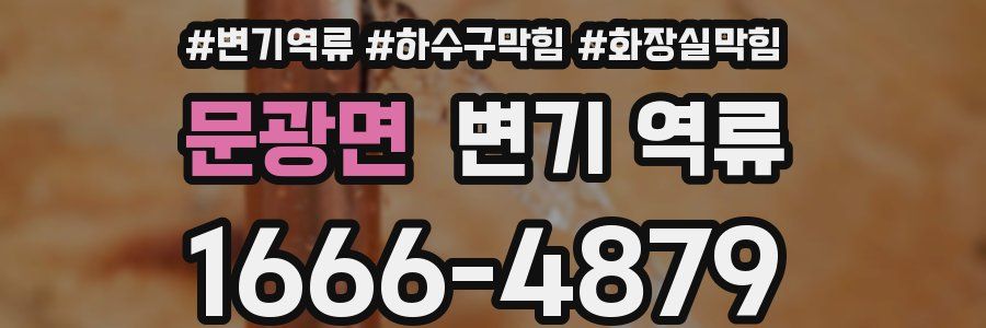 문광면 변기 역류