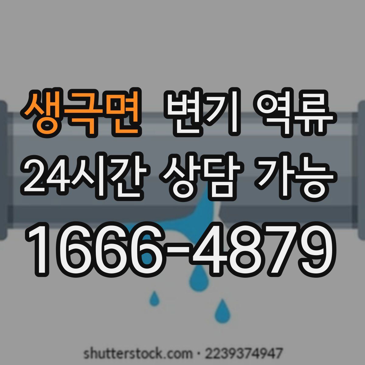 생극면 변기 역류