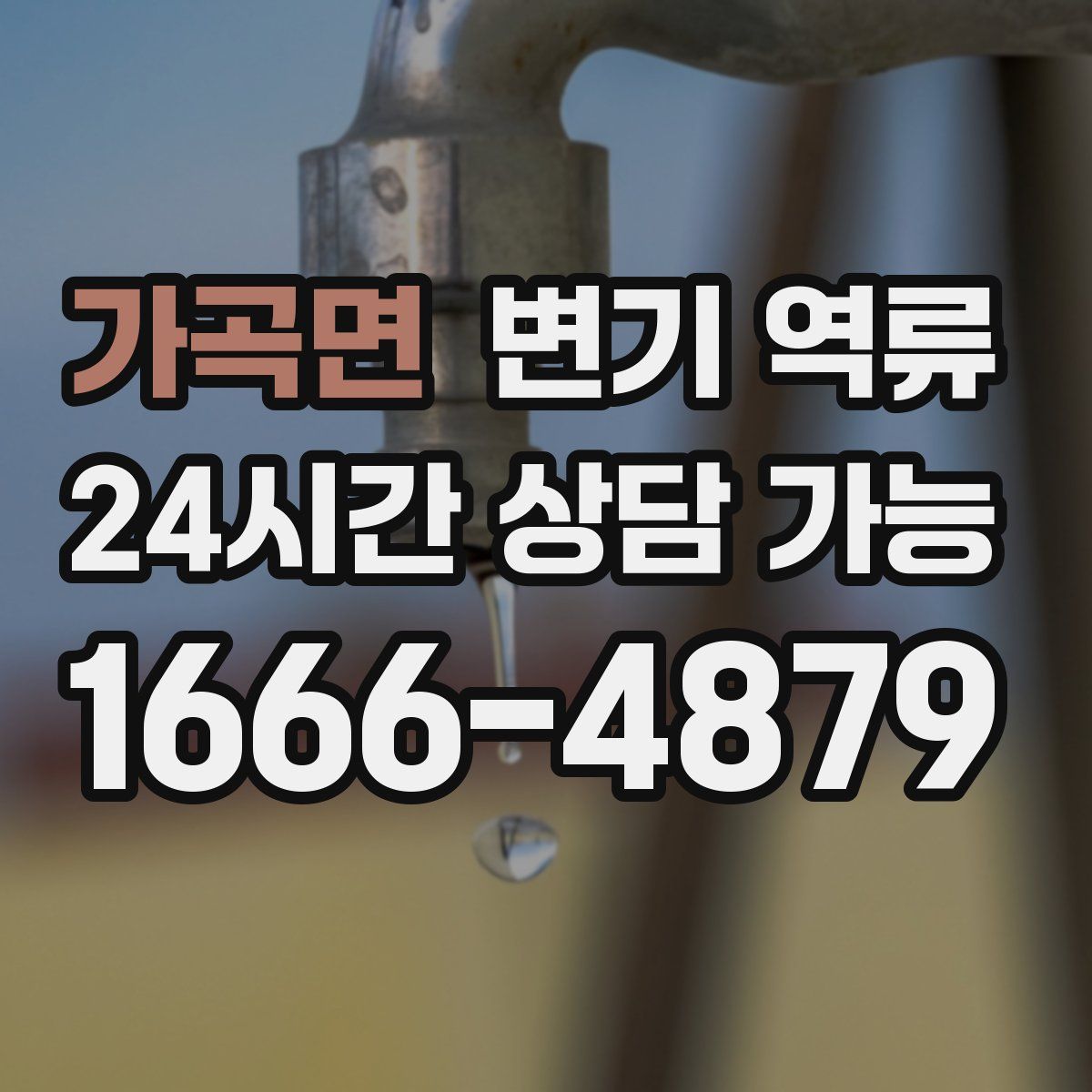 가곡면 변기 역류
