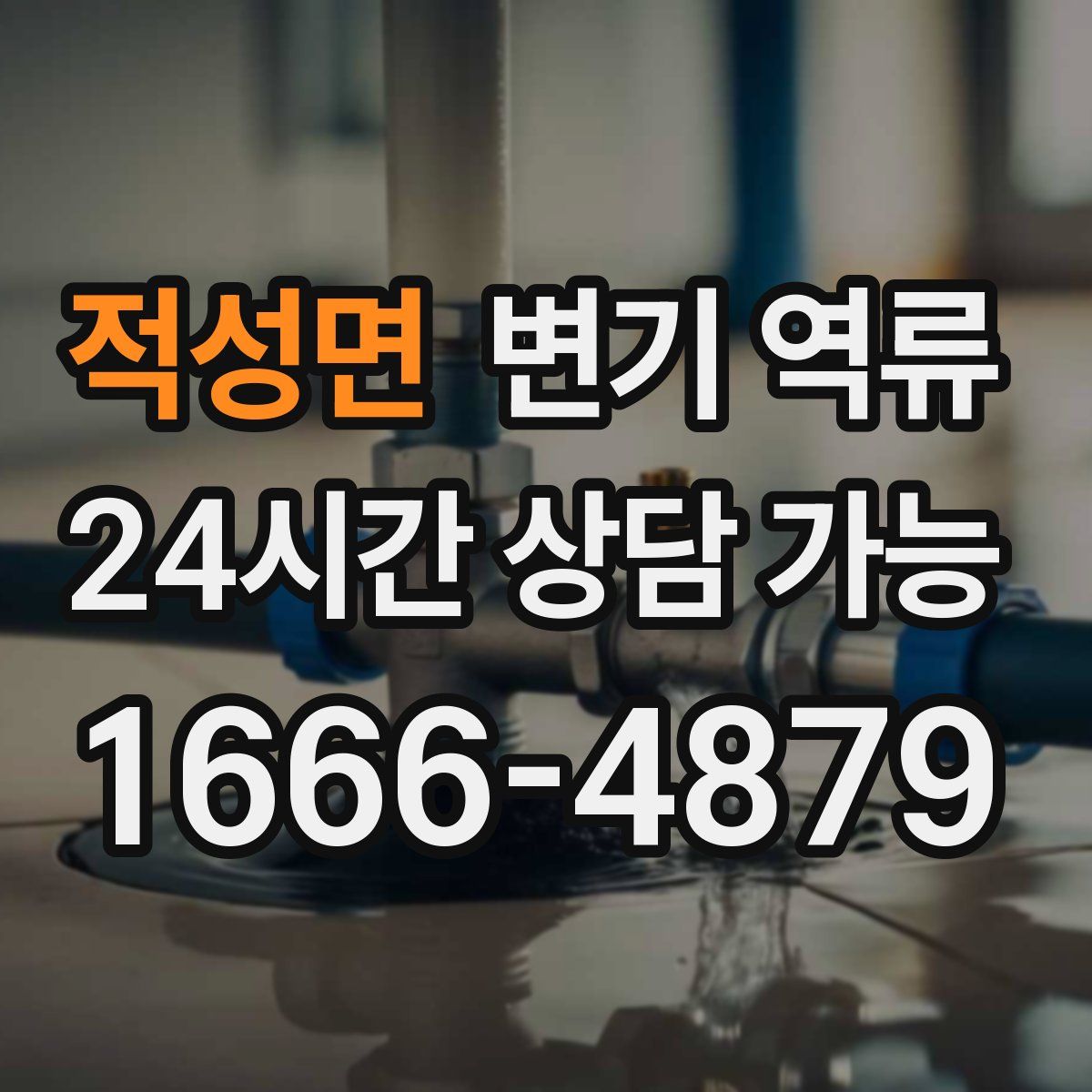 적성면 변기 역류