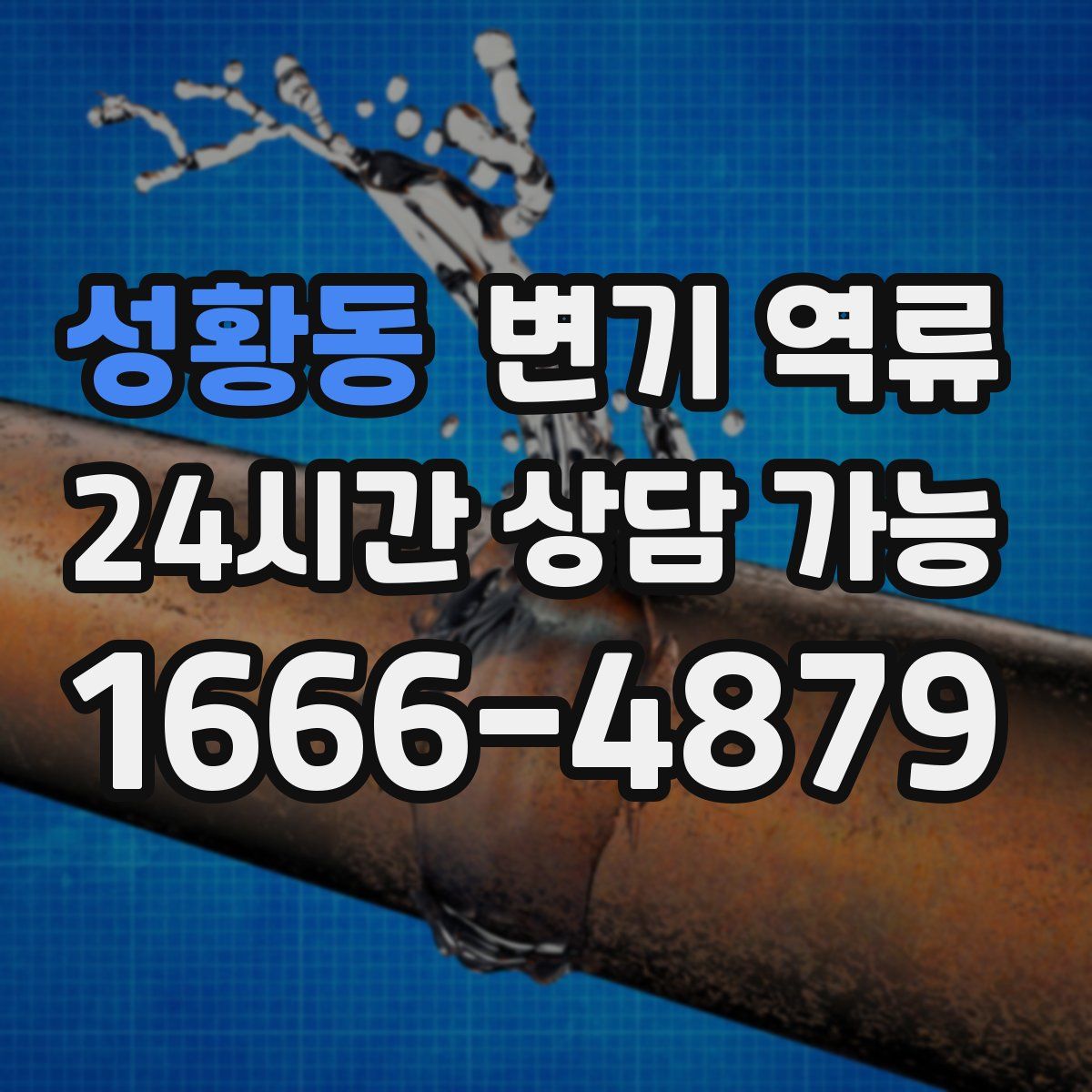 성황동 변기 역류