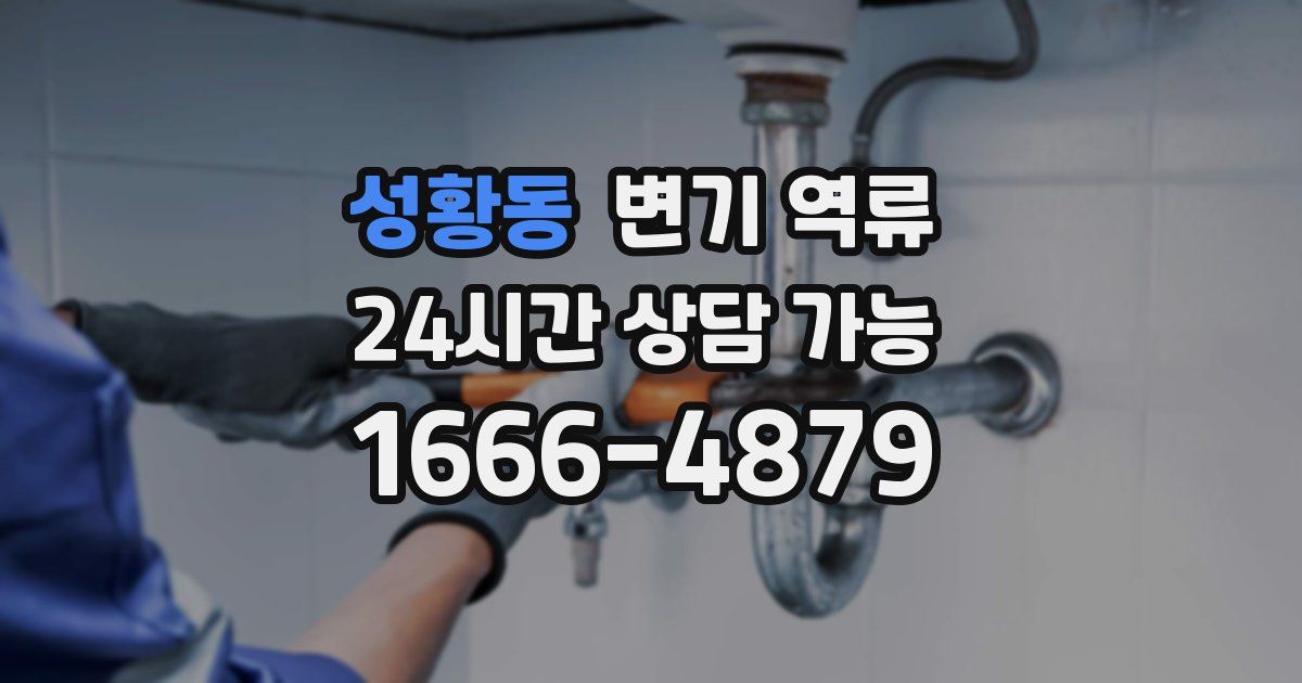 성황동 변기 역류