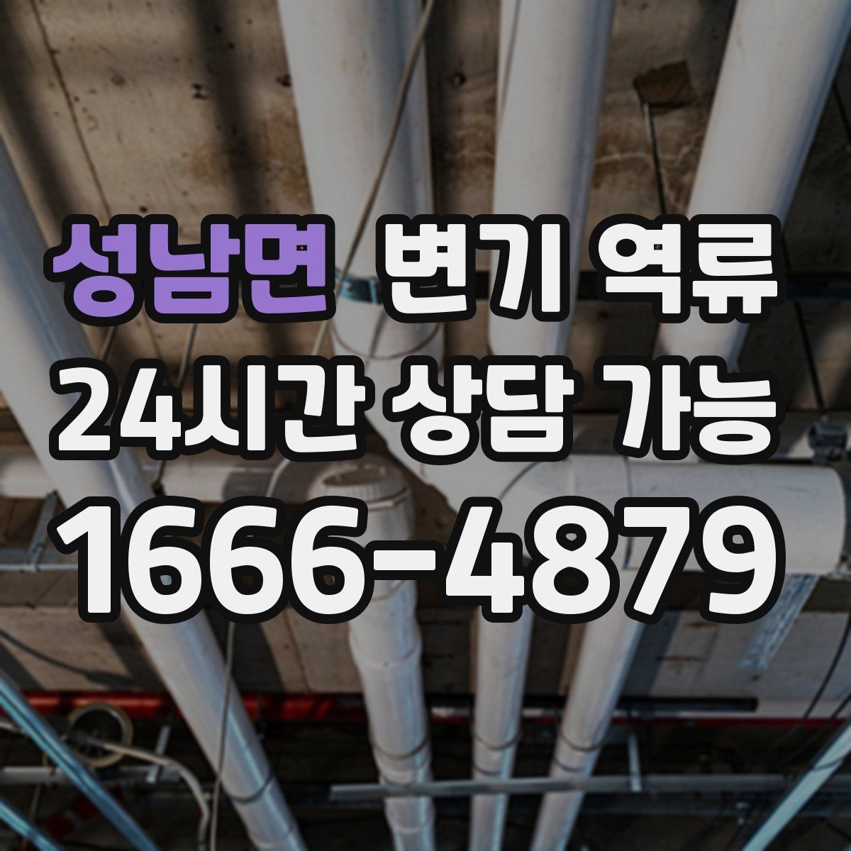 성남면 변기 역류