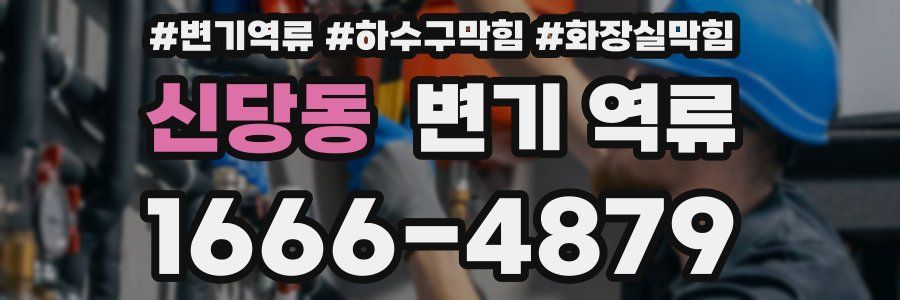 신당동 변기 역류