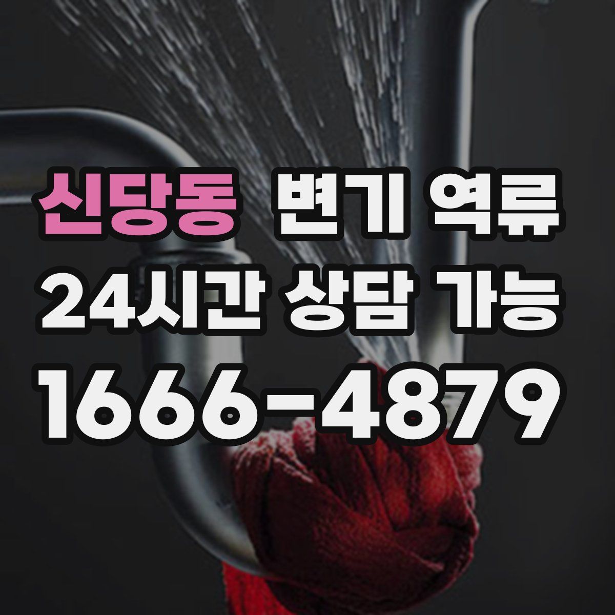 신당동 변기 역류