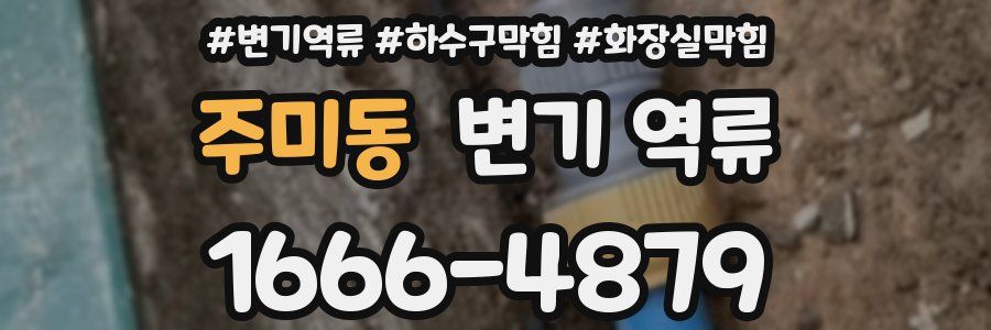 주미동 변기 역류