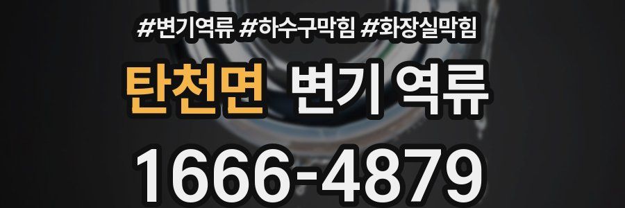 탄천면 변기 역류