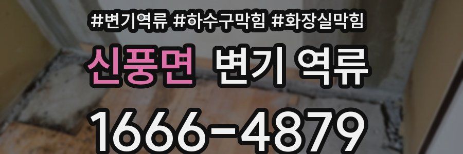 신풍면 변기 역류