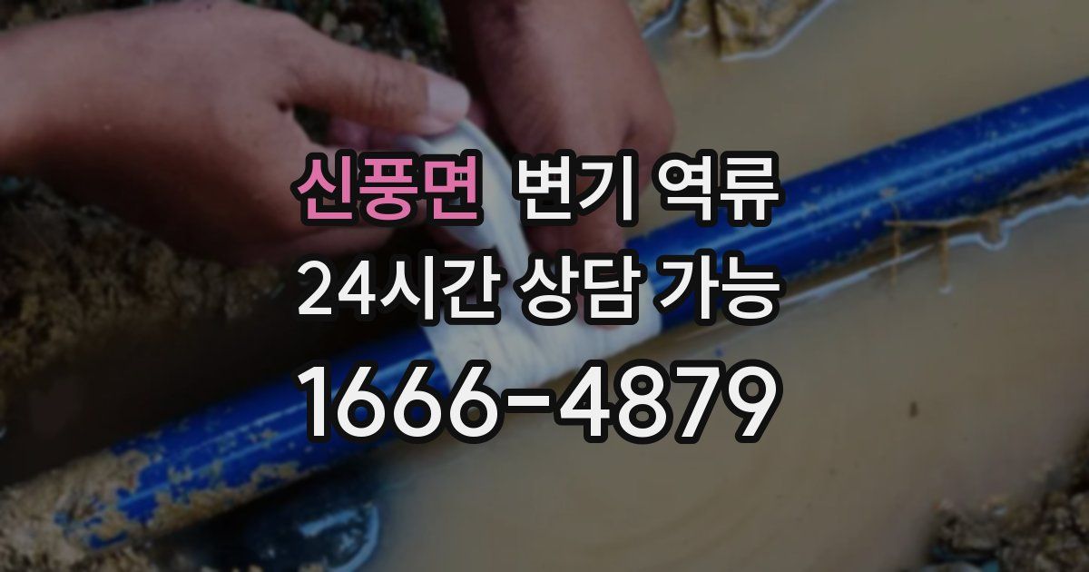신풍면 변기 역류