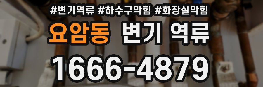 요암동 변기 역류