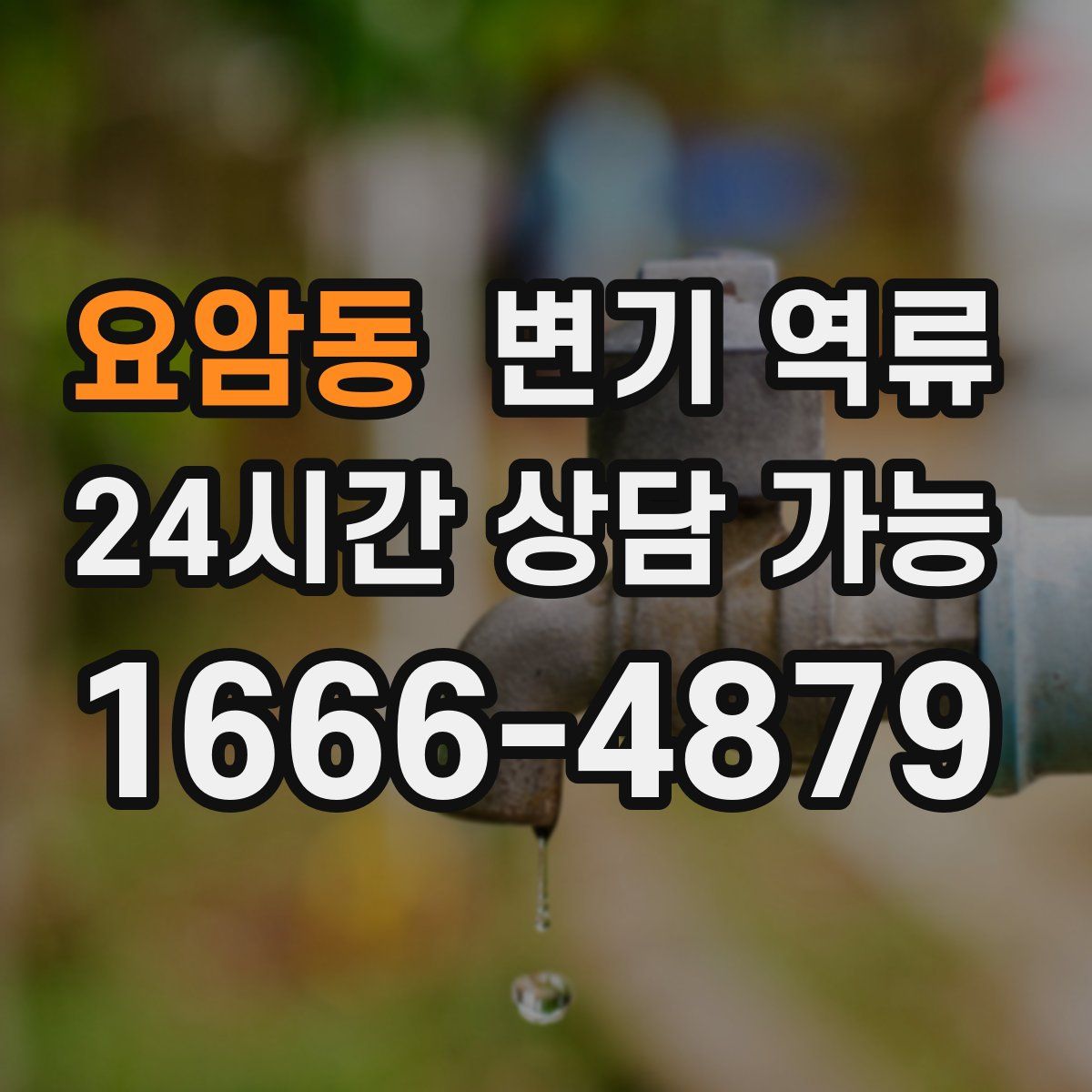 요암동 변기 역류